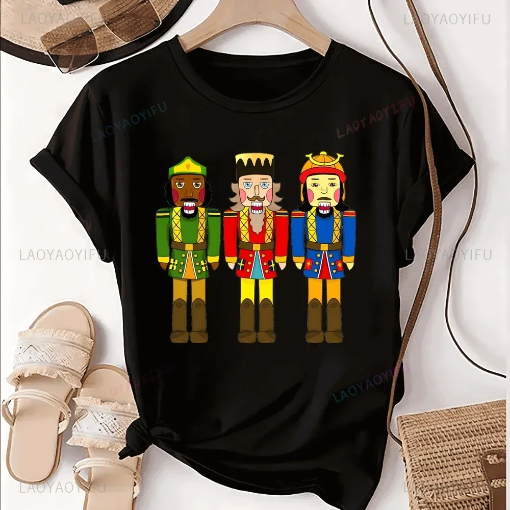 

Animated Film "The Nutcracker and The Mouseking" Classic Poster Printed Cotton T-shirt, A Party Gift for Celebrating Christmas