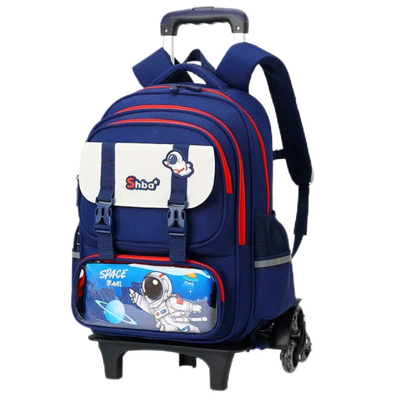 New Rolling School Bag Back To School Anime Mochila Escolar Niña Bolsas De Dama Sac A Dos Trolley Mochilas Escolares Infantil