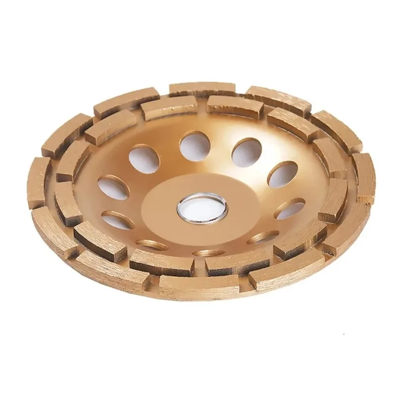 9 Inch 230mm Double Row Diamond Grinding Wheel 20/22.23mm Bore for Concrete Marble Granite Angle Grinder Sanding Disc