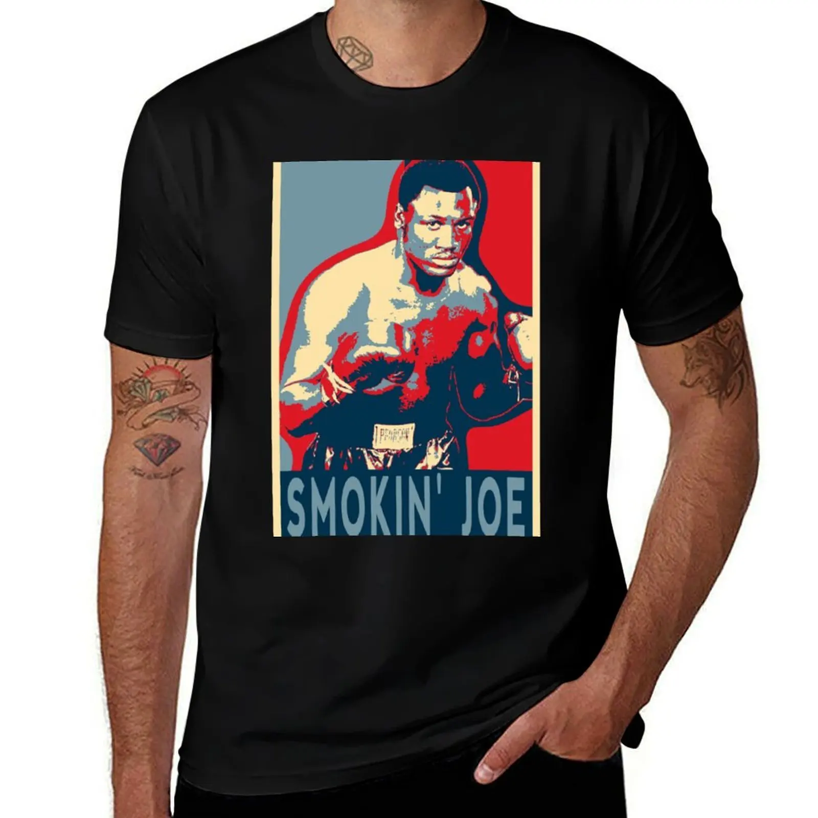 Joe Frazier Smokin&x27;joe T-Shirt Fashion Pattern Printed Tee Shirt