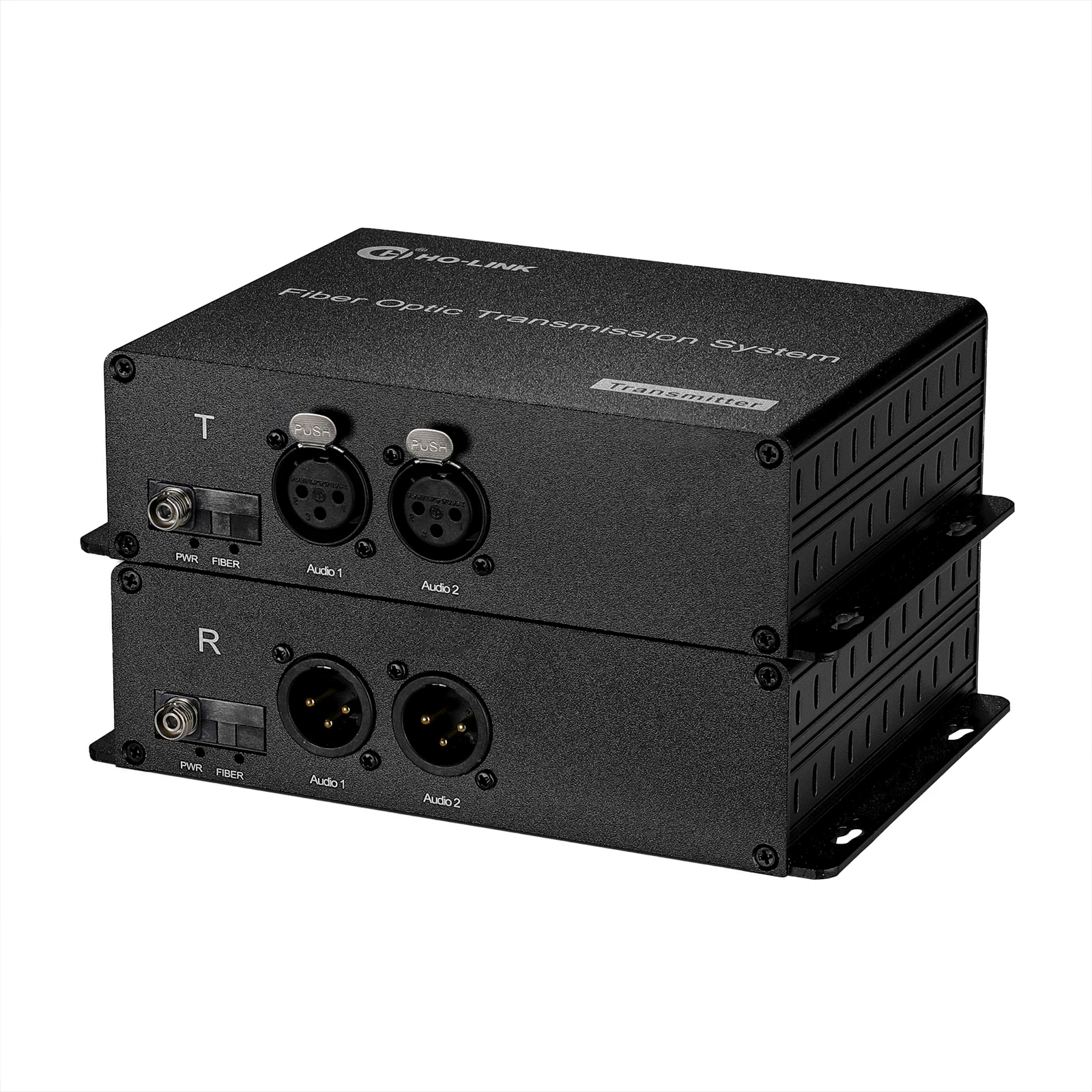 

2 Channel XLR Balanced Interface Audio Over Optic Fiber Converter Audio Multiplex Balanced Audio Fiber Converter