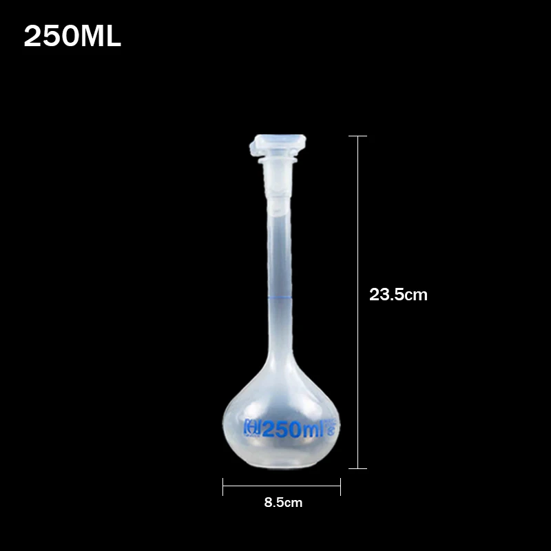 50 мл/100 мл/250 мл/500 мл 1 шт. мерная колба градуированная бутылка для химических испытаний мерная колба бутылка с пробкой длинная шея Vol