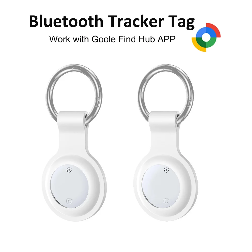 Smart Tracker AirTag 2 Pezzi – Compatibile IOS (Find My) E Android (Google Find Hub) Per Chiavi, Bagagli, Portafogli