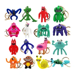 2025 New Garten of banban Soft Rubber Keychain Cute Dolls Couple Bag Charm Creative Car Key Ring Figure Toys Friend Gift