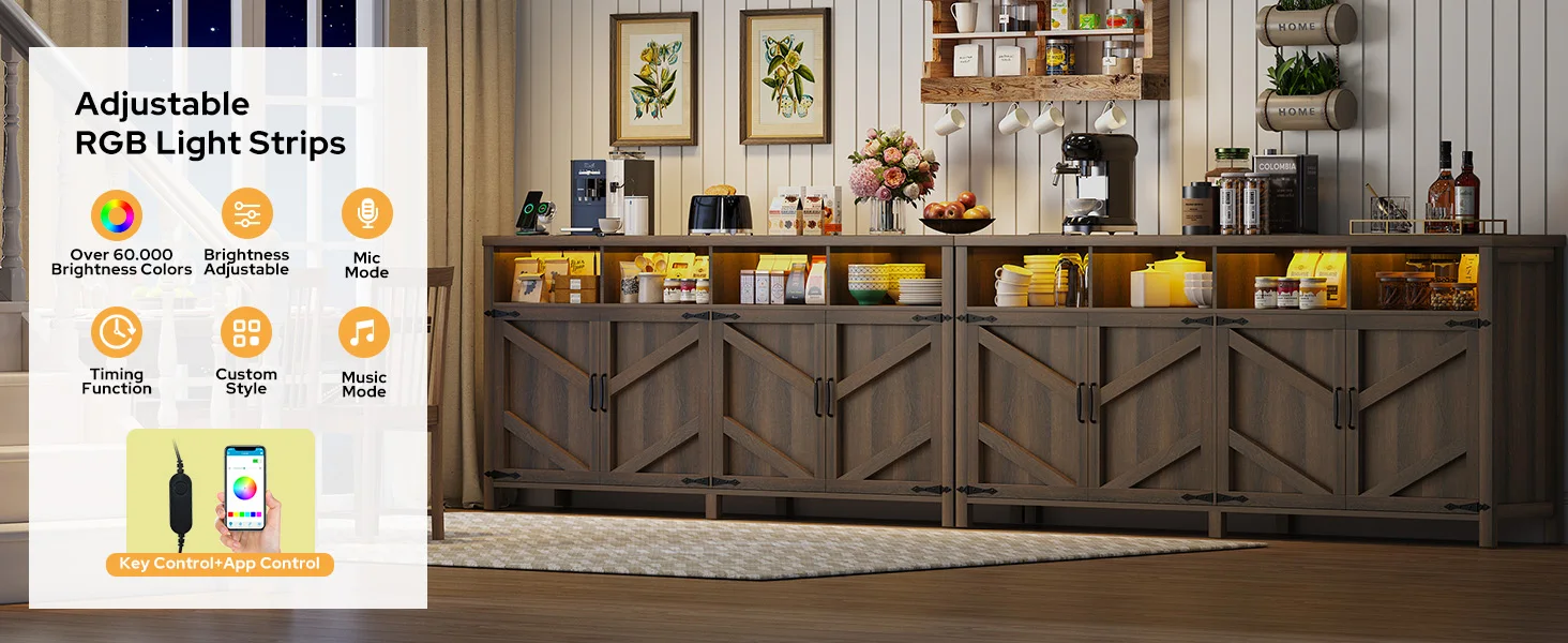 63'' Buffet Sideboard