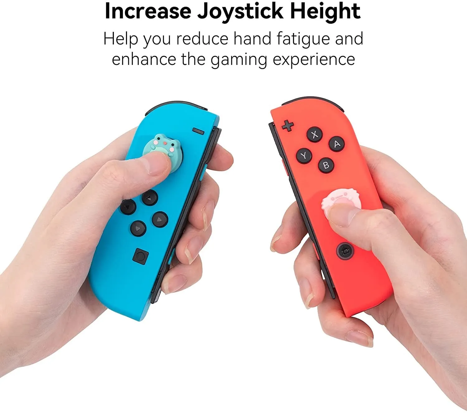 GeekShare Nintendo Switch Joy-con Controller Thumbstick Case Thumb Girps Cap Joystick Cover protettiva per Nintendo Switch Lite