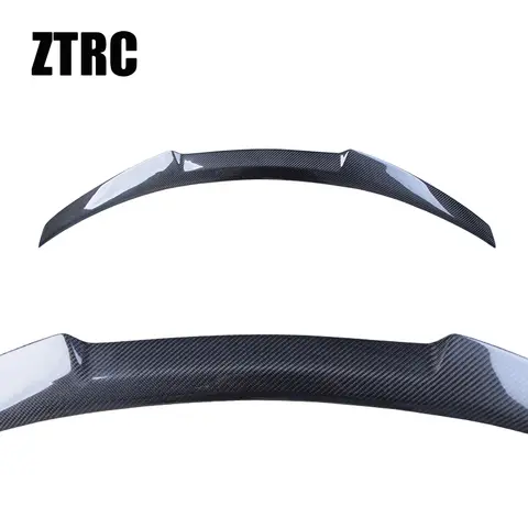 Para infiniti q50 q50s q50l m4 estilo fibra de carbono spoiler traseiro asa do porta-malas 2013-2024