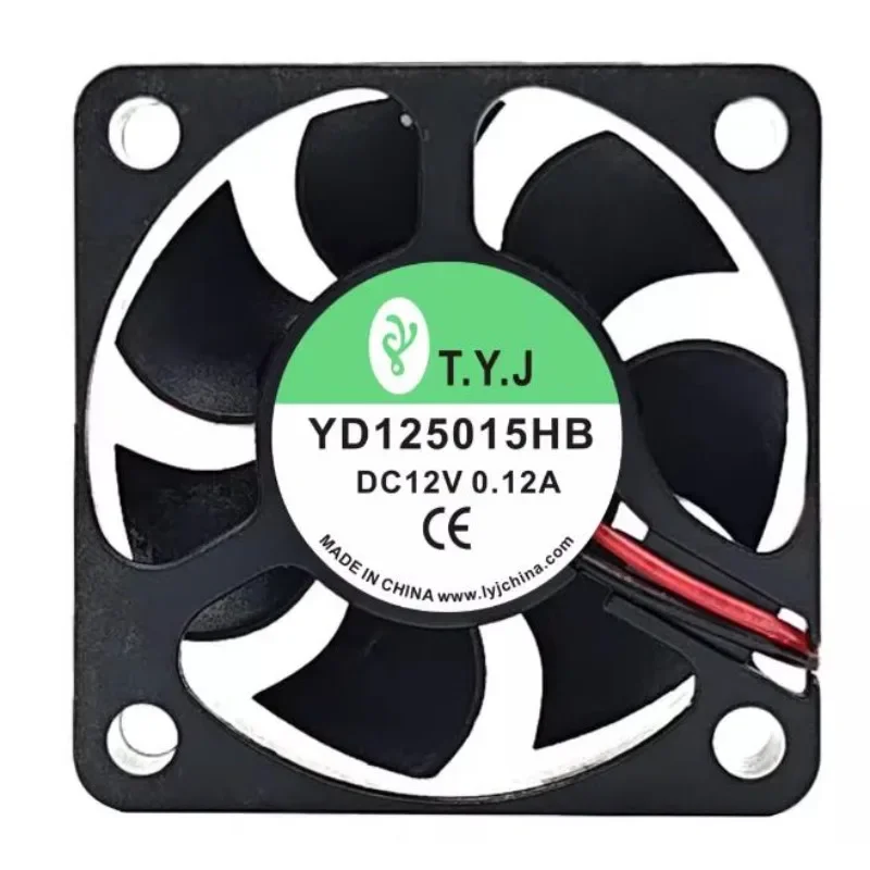 New Cooler Fan for T. Y.J YD125015HB DC12V  0.12A 5CM 5015 Chassis Cooling Fan 50*50*15MM