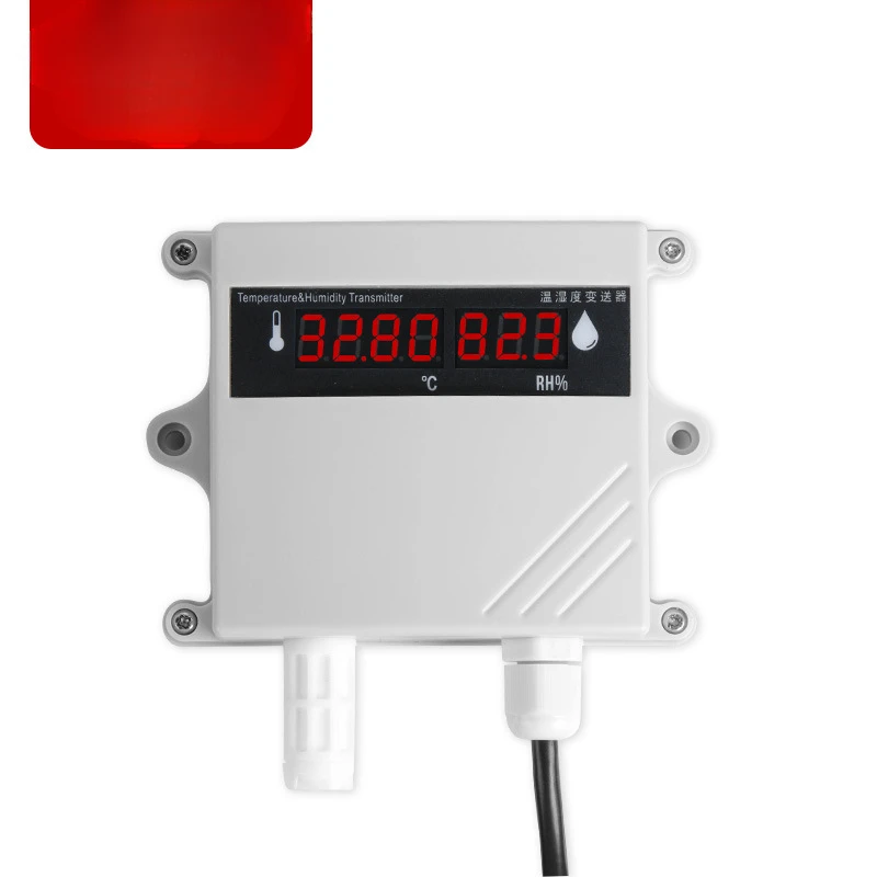 Customized American control wall mounted temperature and humidity transmitter RS485 high-precision wall mounted