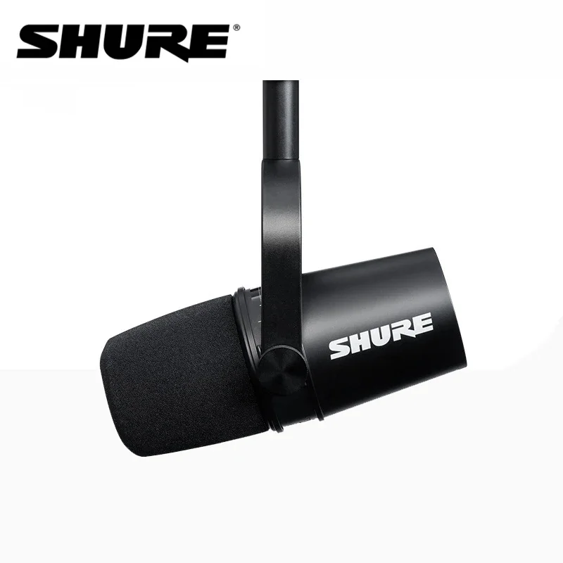 SHURE MV7 Dynamic Mike Studio Selectable Frequency Response Microphone Professional Anchoring  Built in Sound Card Dynamic Mic