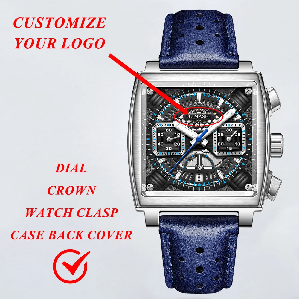 

40mm case watch ETA7750 Diving Watches Automatic luxury men's watch ETA Automatic Multifunction Chronograph Movement watch