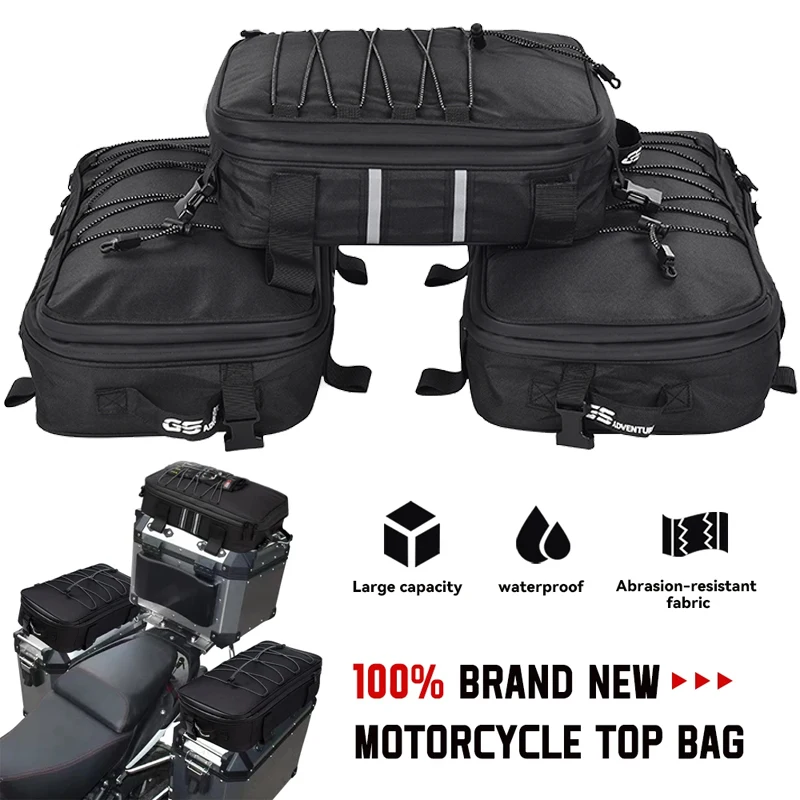 Motorcycle Rack Top Box Panniers Top Bag Case Waterproof Storage Luggage Bags For BMW F650GS F750GS F850GS F 650 750 850 800 GS