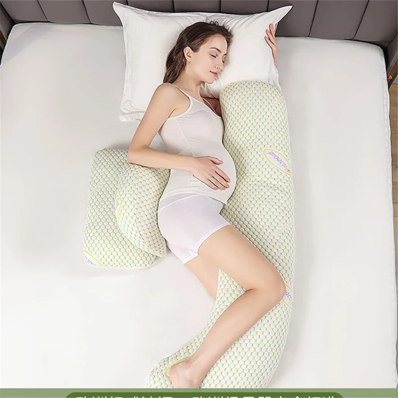 Simple H-shaped Pregnant Women\'s Side Sleeping Support Pillow Multi-functional Pregnancy Back Pillow Maternity Sleeping Artifact