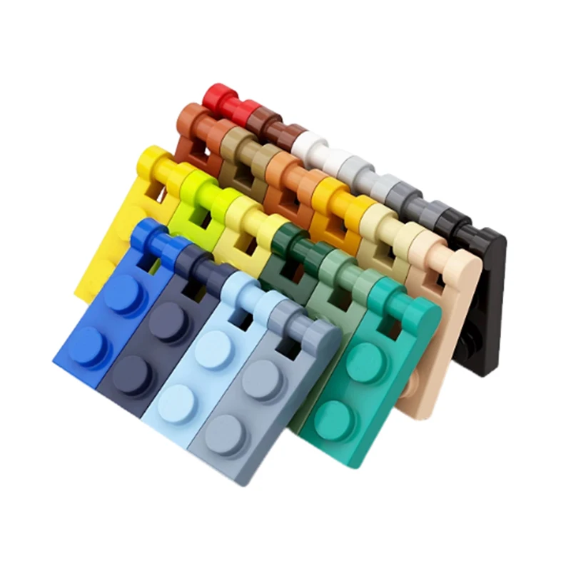 60 pz MOC componente del blocco di costruzione 604781x2 bordo incernierato su un solo lato con maniglia, tecnologia regalo giocattolo per bambini fai da te