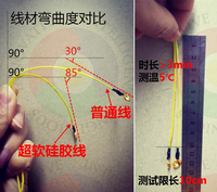 Gold-plated Disc-shaped Advanced EEG Brain Electrode Line for EEG Modules Such as OpenBCI/ThinkGear