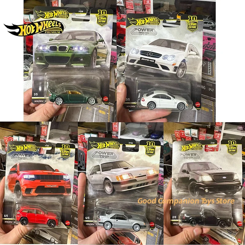 

In Stock Hot Wheels 1/64 FPY86 Power Journey BMW M3 2008 MERCEDES-BENZ CLK 63 AMG Diecast Vehicle Alloy Car Collectible Model