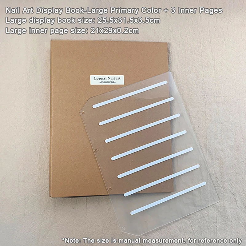 Nail Art Stuk Opbergboek Grote Capaciteit Tentoonstelling Fotoalbum Kaart Clip Display Board DIY Eenvoudig Album Opbergboek
