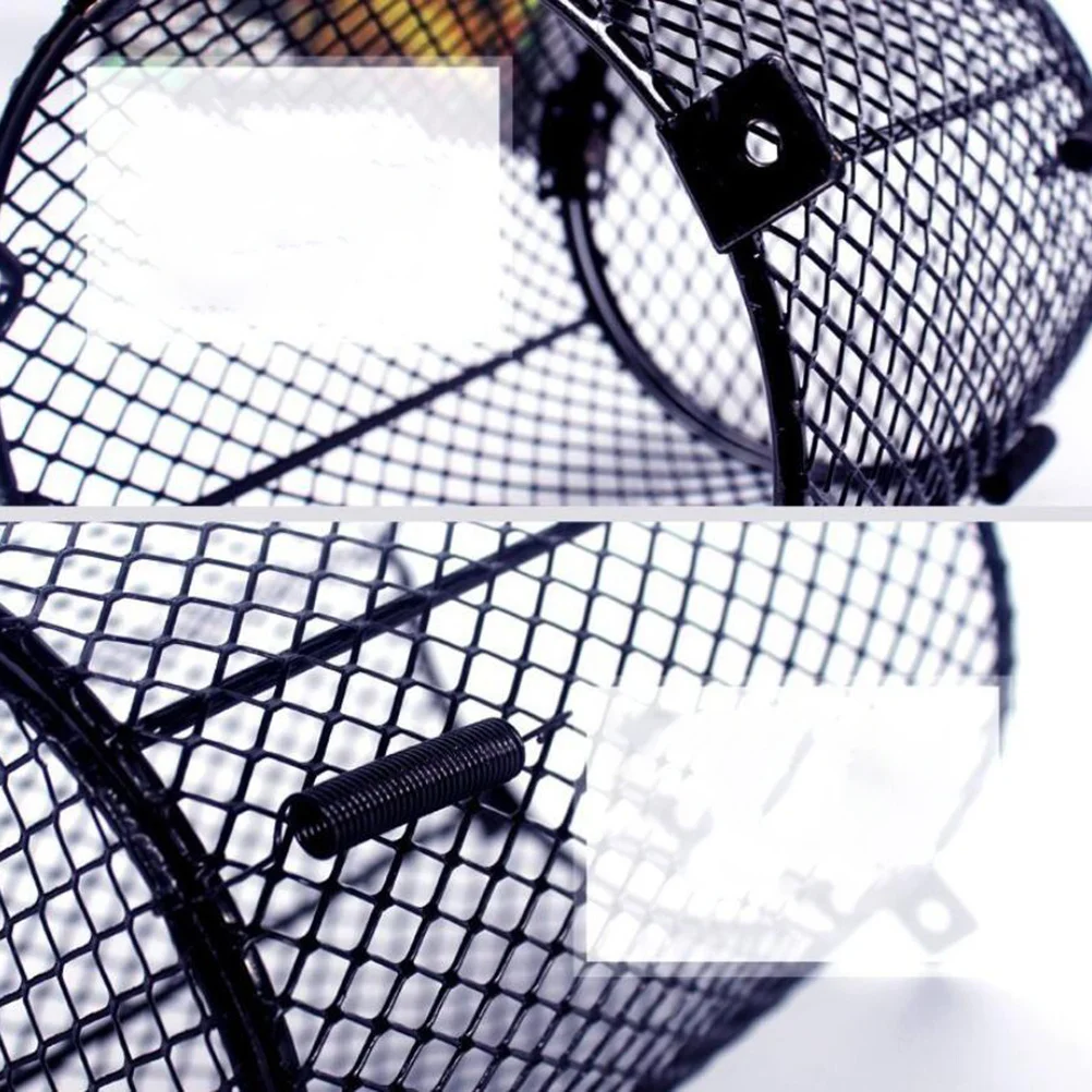 

Anti-Scald Lamp Cover for Reptiles Metal Heat Resistant Lampshade Round Design for Bulbs Below 15Cm Strong Flexible Easy Install