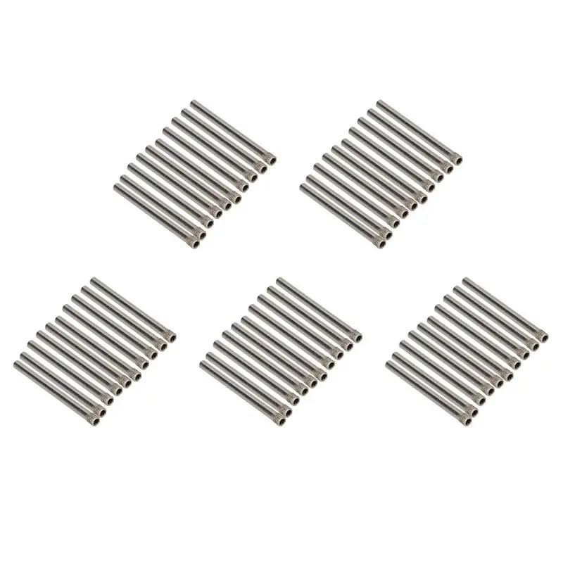 AC23-4Mm Diamond Coated Hole Saw Drill Glass Driller Tile Driller Marble Granite Pack Of 50