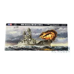 1/700 Hobby Boss USS Arizona BB-39 Warship 1941 Battleship Static Model Kit 83401 Toys TH06097-SMT8