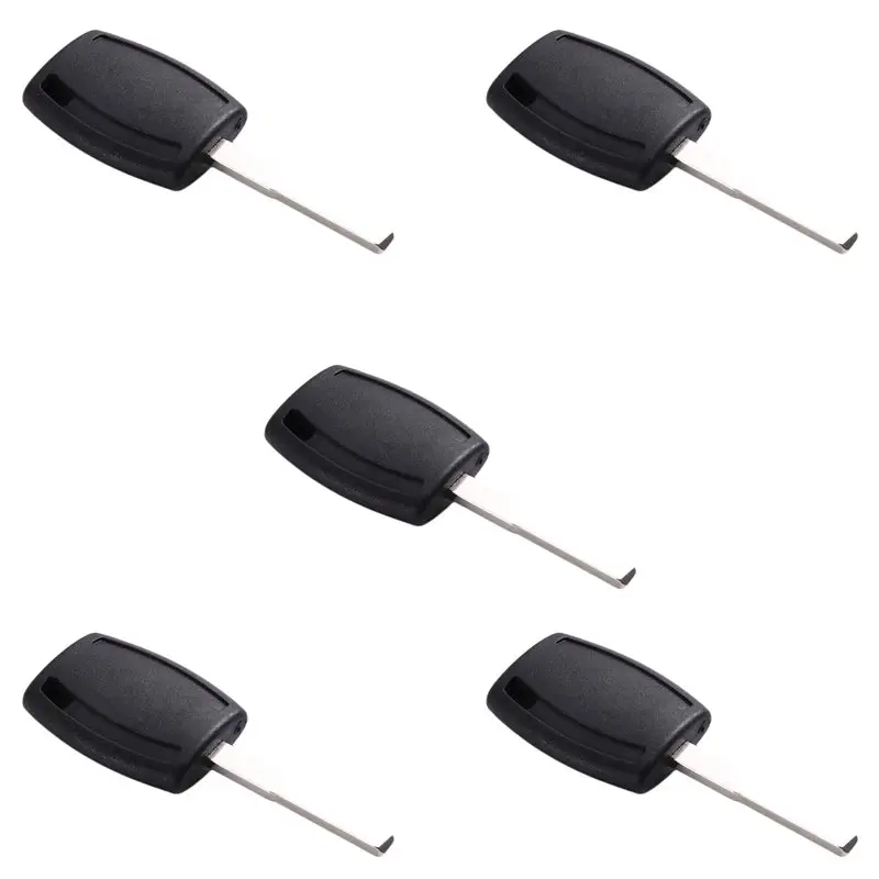 

A02Q-5PCS Ignition Transponder Key Case Shell For Ford Fiesta Mondeo Focus C-Max S-Max Galaxy Kuga HU101 Car Accessories