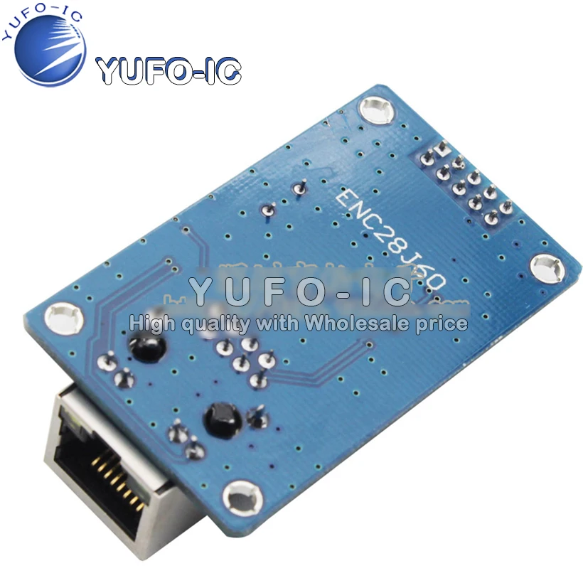 Wide Version ENC28J60 Module Spi interface/Ethernet/Internet 51 / AVR/ARM/modules/PIC