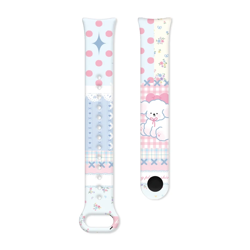 

Multicolor Series Printed Wristband for Xiaomi Mi Band 10 Wrist Strap Replaceable Bracelet for Mi Band 9 8 Smart Watchband