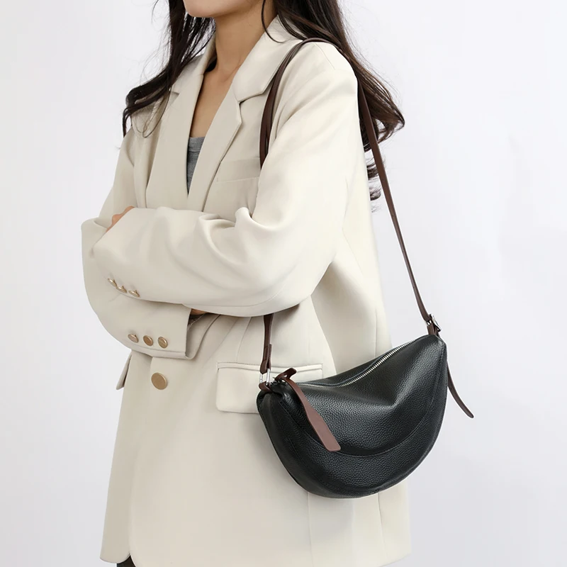 Tas Tote Desainer Bergaya Bahu Klasik Kulit Wanita Elegan Tas Tangan Selempang Mewah Untuk Kehidupan Modern Sehari-hari