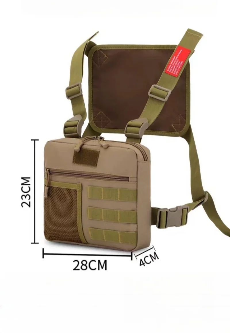 Outdoor chest hanging bag Street Fashion Oxford Vest Bag Multi-function Backpack Camouflage Running Travel Bag