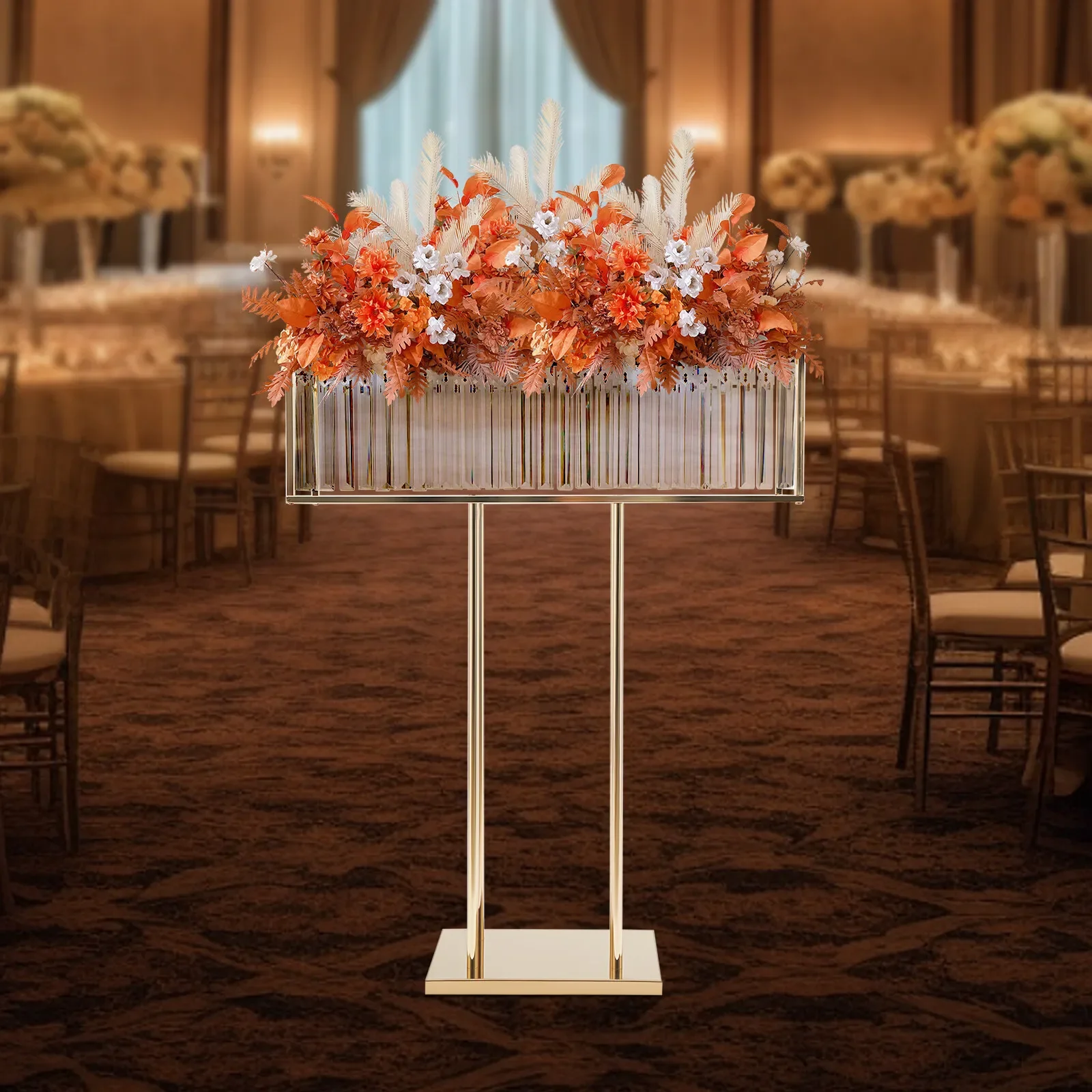 

Wedding Flower Stand, Wedding Crystal Flower Stand, Crystal Flower Stand