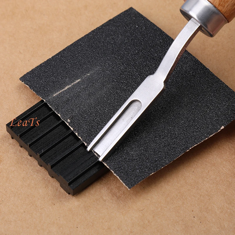 Multifunctional Leather Edge Beveler Sharpener Sharpening Strop Tool Polish Grind Knife Wide Shovel Cutting Edge Skiving DIY