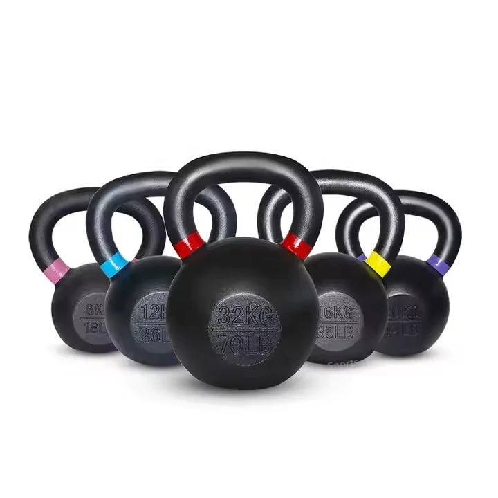 

2-20kg Kettlebell Cast Gym Strength Training Fitness Equipment Free Weights for Weight Training