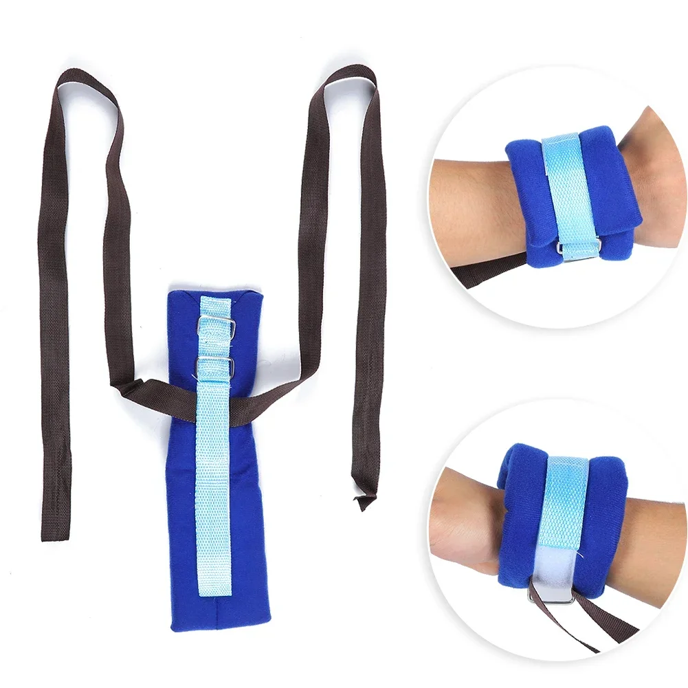 Patients Limbs Restraint Strap Wrist Ankle Fixation Belt Binding Band Elderly Medical Limbs Hands Fixed Strap Feet Average Size