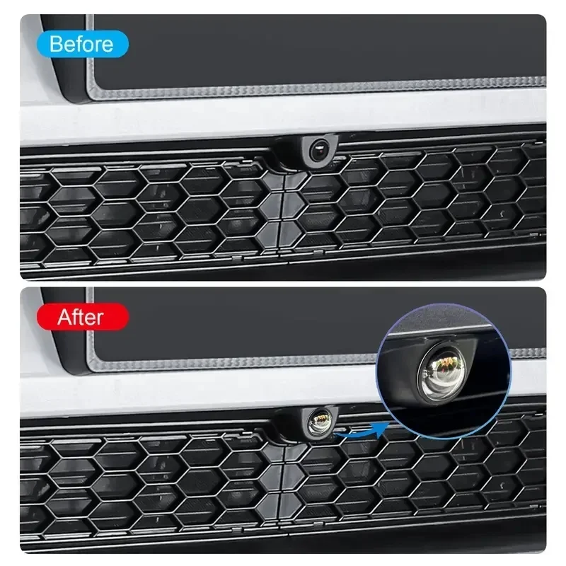 PC Front Bumper Camera Lens Protective Guard Covers for Tesla Cybertruck Model Y Juniper Model S 3 2025 Anti Scratch  Fittings