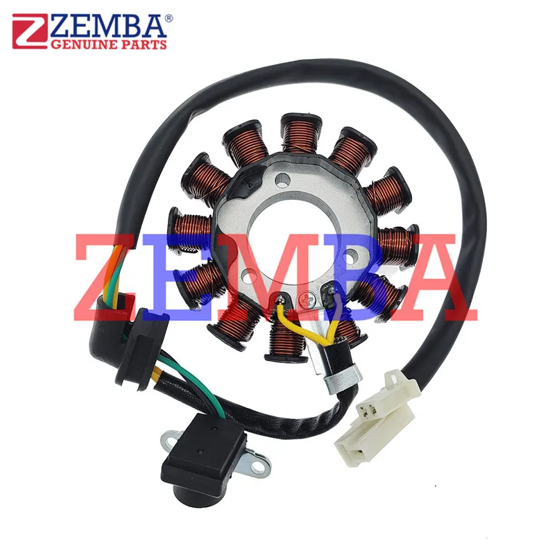 IGNITION STATOR MAGNETO COIL 12 PHASE 3 HOLE 2+2 FEMALE PLUG FOR SUZUKI DR150 GIXXER150
