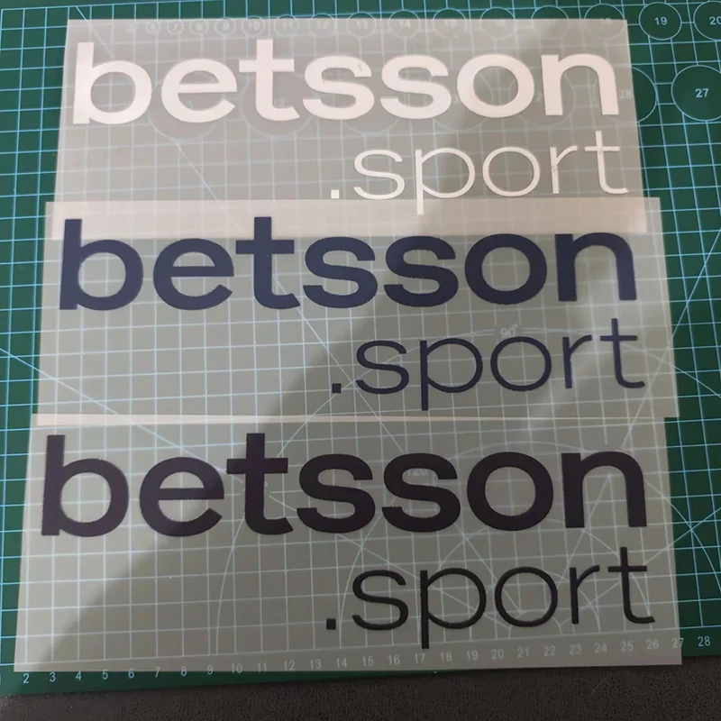 Football Badges Customize Sponsor Gate.io betsson.sport Top Quality Soccer Sponsor Badges