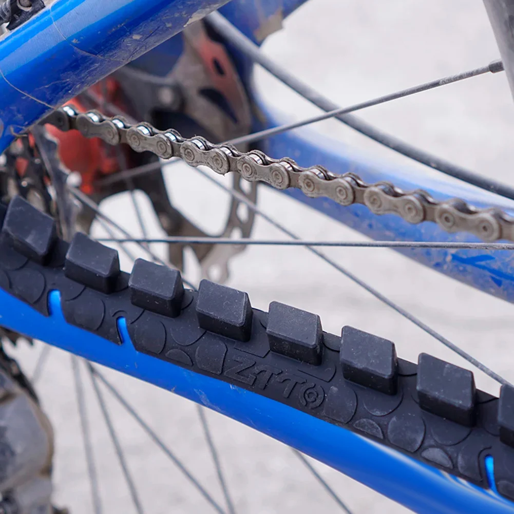 Protezione per fodero orizzontale per bicicletta in silicone, protezione per telaio, protezione antigraffio per mountain bike, bici da strada MTB