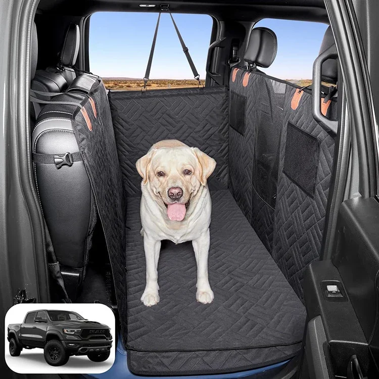 Supports 400lb Dog Car Truck SUV Camping Mattress Bed Comfortable Car Hammock Back Seat Cover