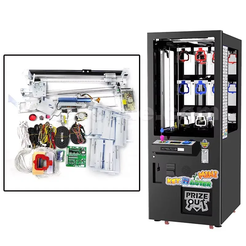 Mini Key Master DIY Set Prizes Gifts Vending Machines Indoor Entertainment Game Center Token Operation Claw Arcade Game Machine
