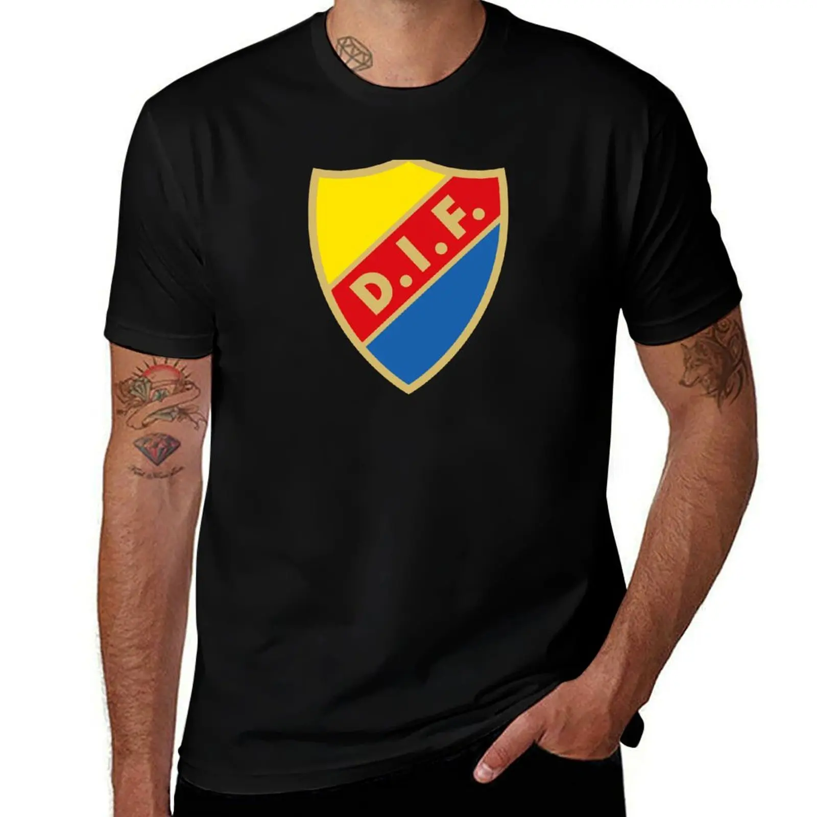 Футболка Djurgardens IF Fotboll для выездных матчей, повседневная футболка с оригинальным принтом