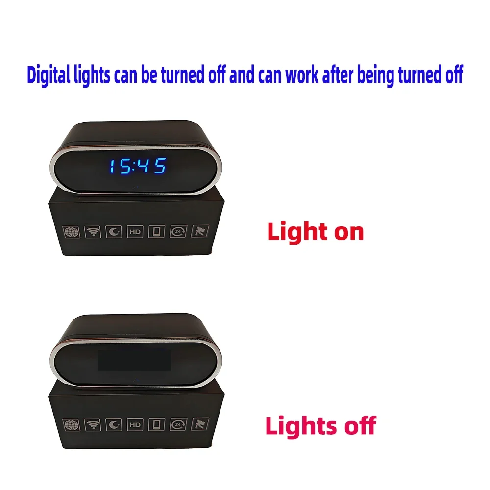 1080P FHD remote viewing camera supports WiFi 2.4G motion detection, infrared night vision, home wireless Mini Camera