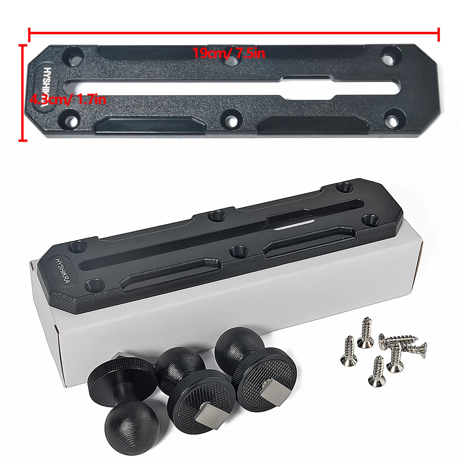 Universal 25mm 3-Ball Mount Base W/Screws for RAM Mounts B Size Double Socket Arm for Fishing-Fit Paddle,Radio & Phone Holder
