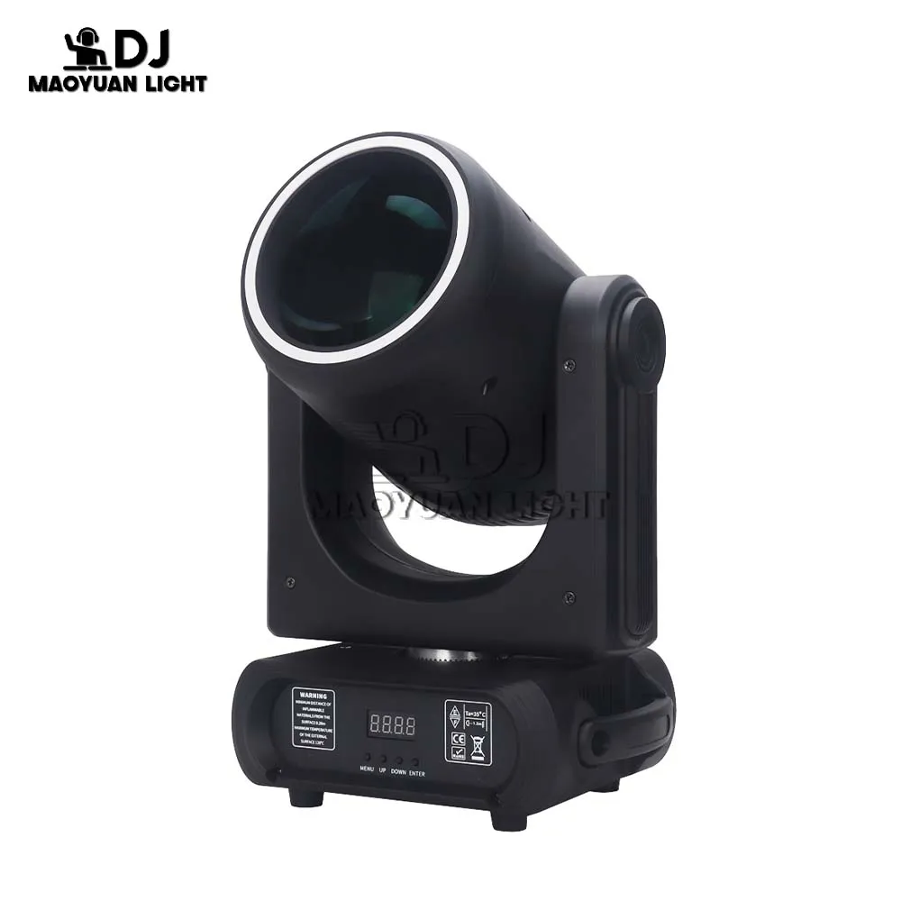 Neue LED 250 W Strahl Moving Head Bühne Licht 18 Rotierenden Prismen + Fokus + Frost + regenbogen Wirkung Mit LED Ring DMX512 Für DJ Disco Party
