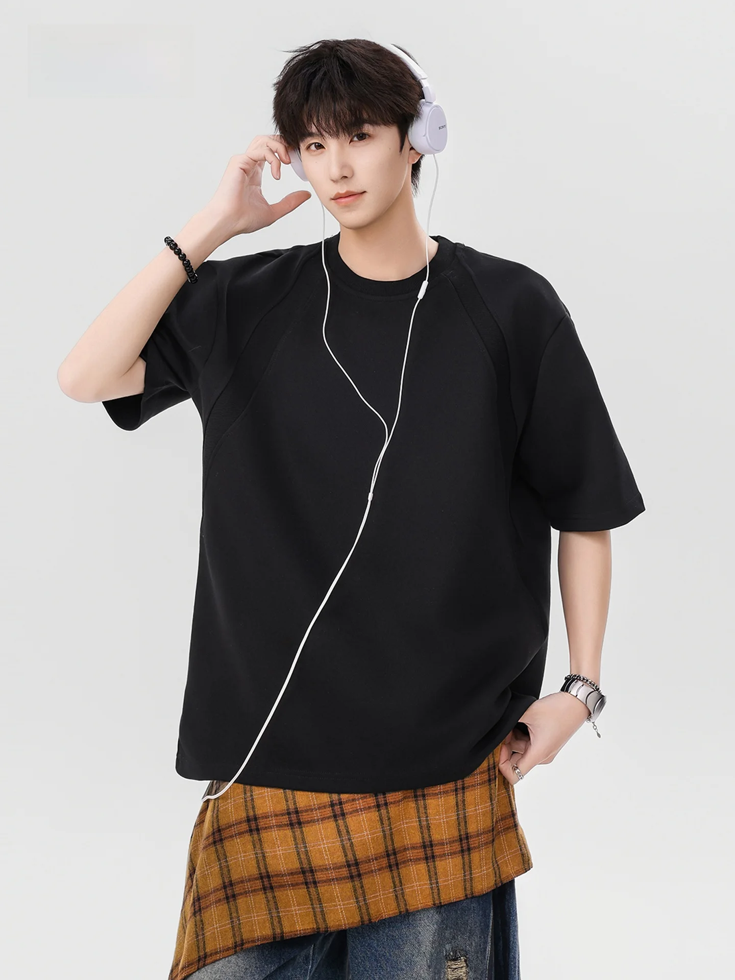 

Мужская футболка Izkz для активного отдыха, с коротким рукавом, круглым вырезом, летняя, повседневная, свободного кроя, дышащая, из смесового хлопка и полиэстера