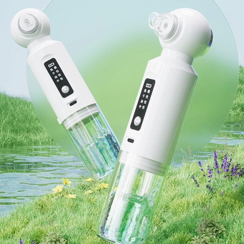 

Устройство для удаления черных точек и очистки пор с теплым компрессом и микропузырьками для домашнего спа-ухода, подарок на День матери для женщин и подростков