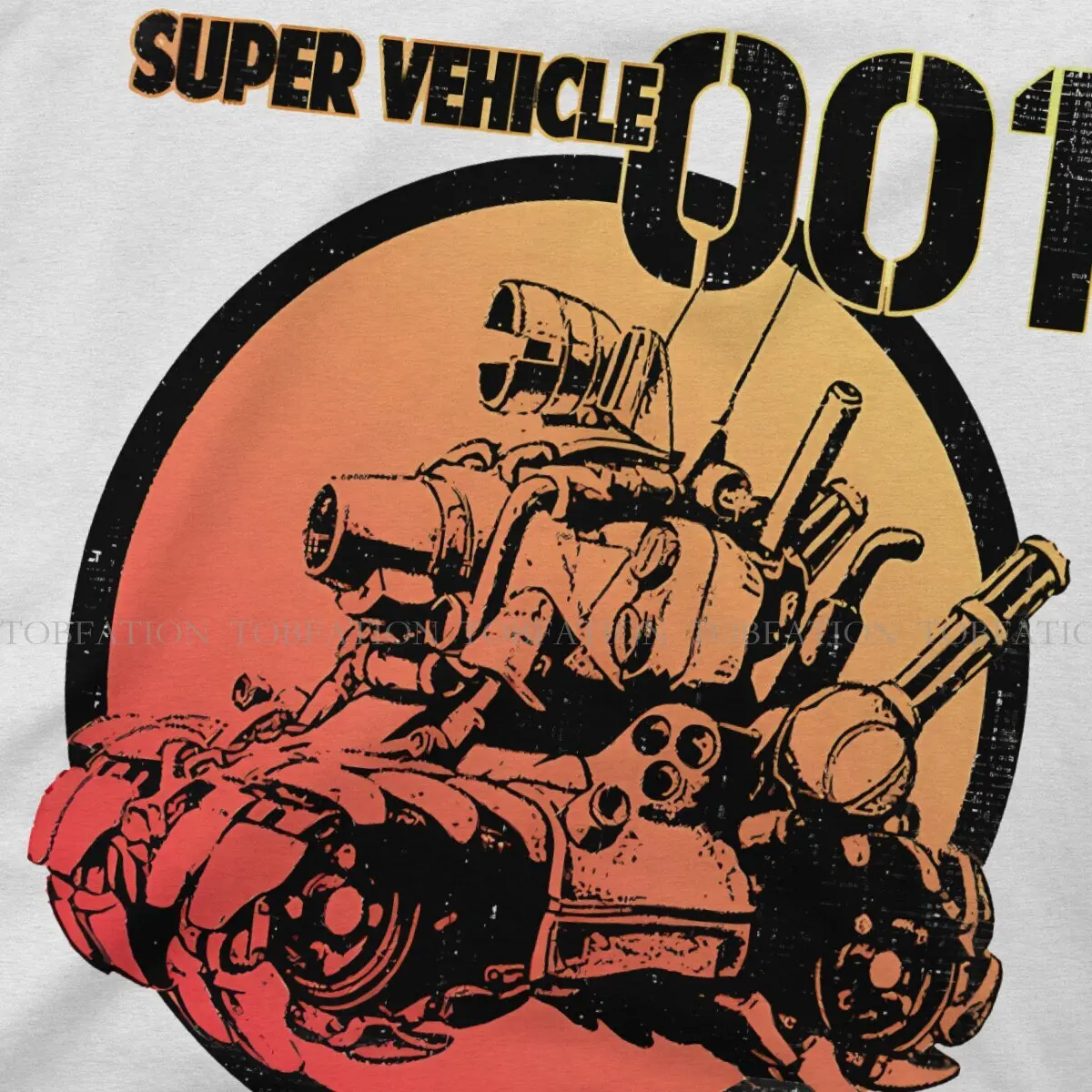 Metal Slug Newest TShirt for Men Super Vehicle 001 Round Collar Pure Cotton T Shirt Hip Hop Gift Clothes Streetwear 6XL