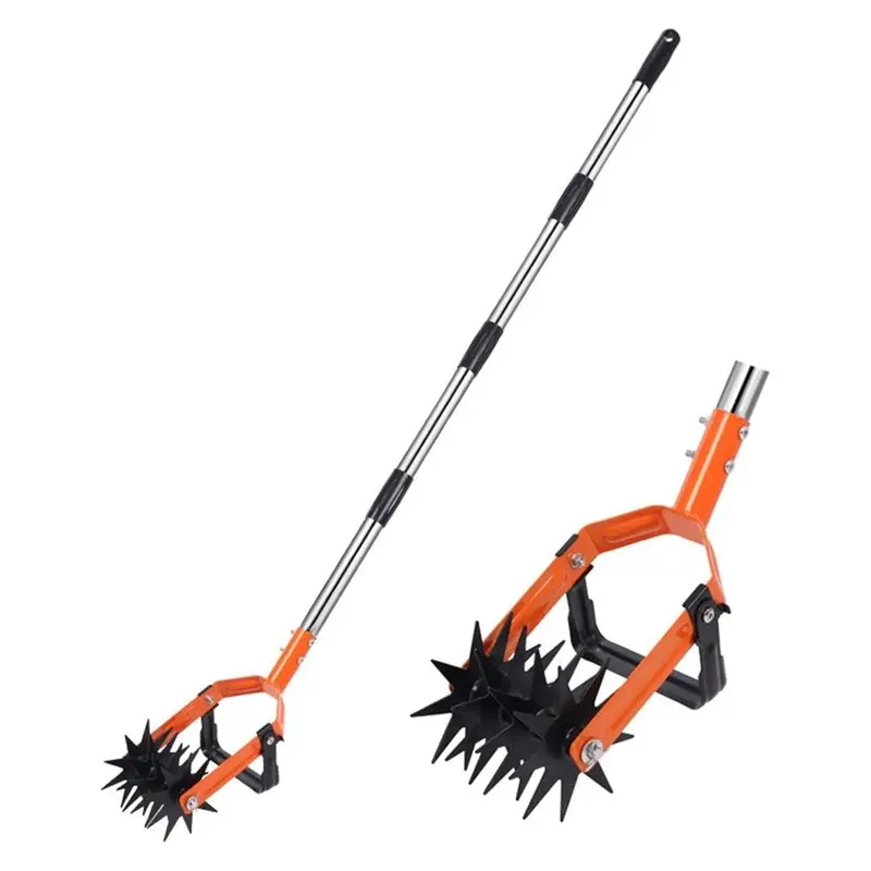 T19C Ergonomic Handle For Garden Tool With Adjustable Handle Length For Efficient Soil Cultivation Rotary Design