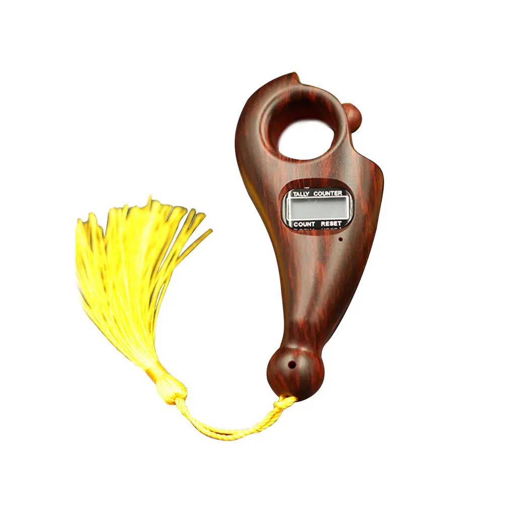 

Digital Buddha Beads Counter Handheld ABS Electric Screen Chanting Counting Tool Compact Meditation Counter for Buddhists