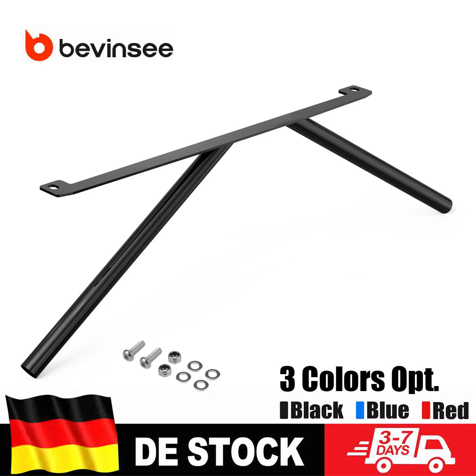 BEVINSEE Barre di Rinforzo per Reni (Kidney Struts) per BMW E46 1999-2006
