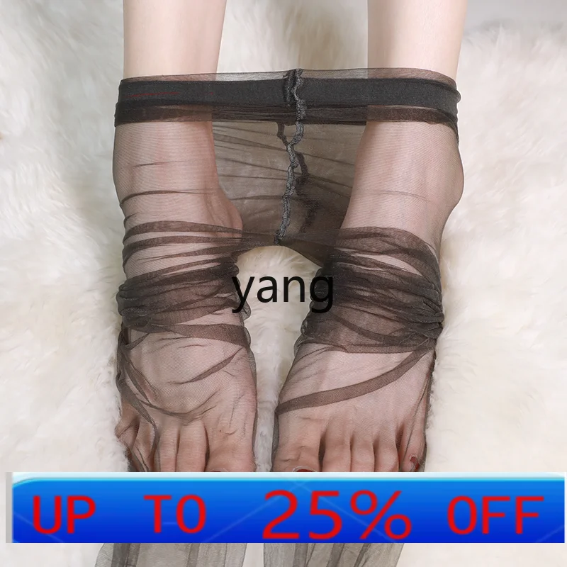 LMM high-transparency ultra-thin stockings women's thin bare-leg artifact summer thin invisible panties stockings